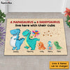 Personalized Mamasaurus Doormat 24962 1