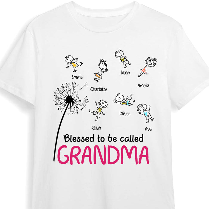 Personalized Blessed Grandma Shirt - Hoodie - Sweatshirt 24966 1