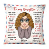 Personalized Gift To My Daughter Pillow 24967 1