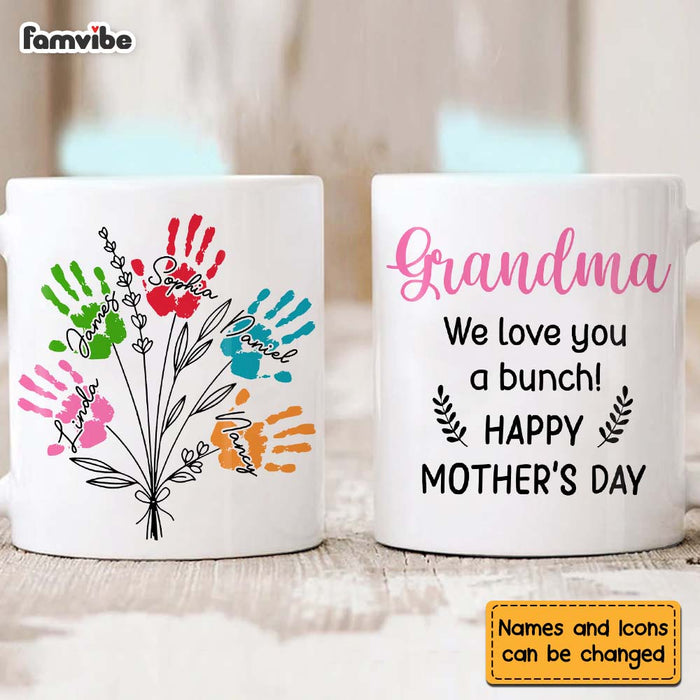 Personalized Gift For Grandma We Love You Bunch Mug 24971 1