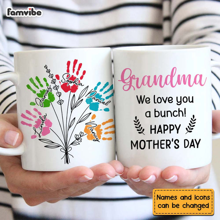 Personalized Gift For Grandma We Love You Bunch Mug 24971 1