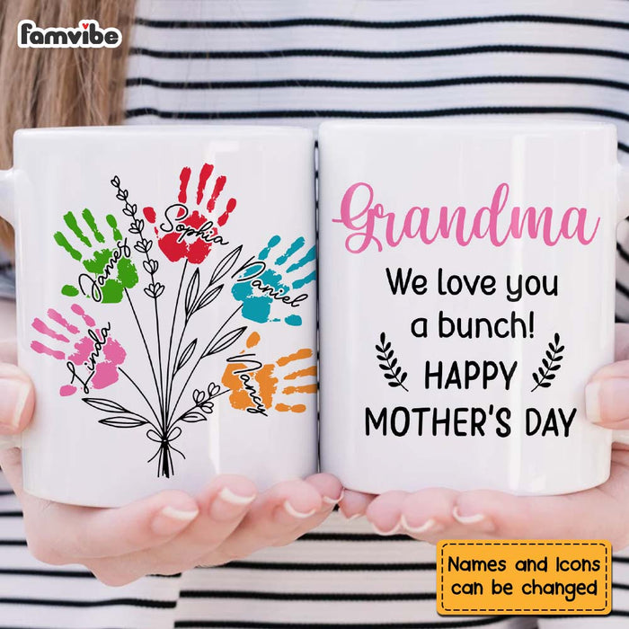 Personalized Gift For Grandma We Love You Bunch Mug 24971 1