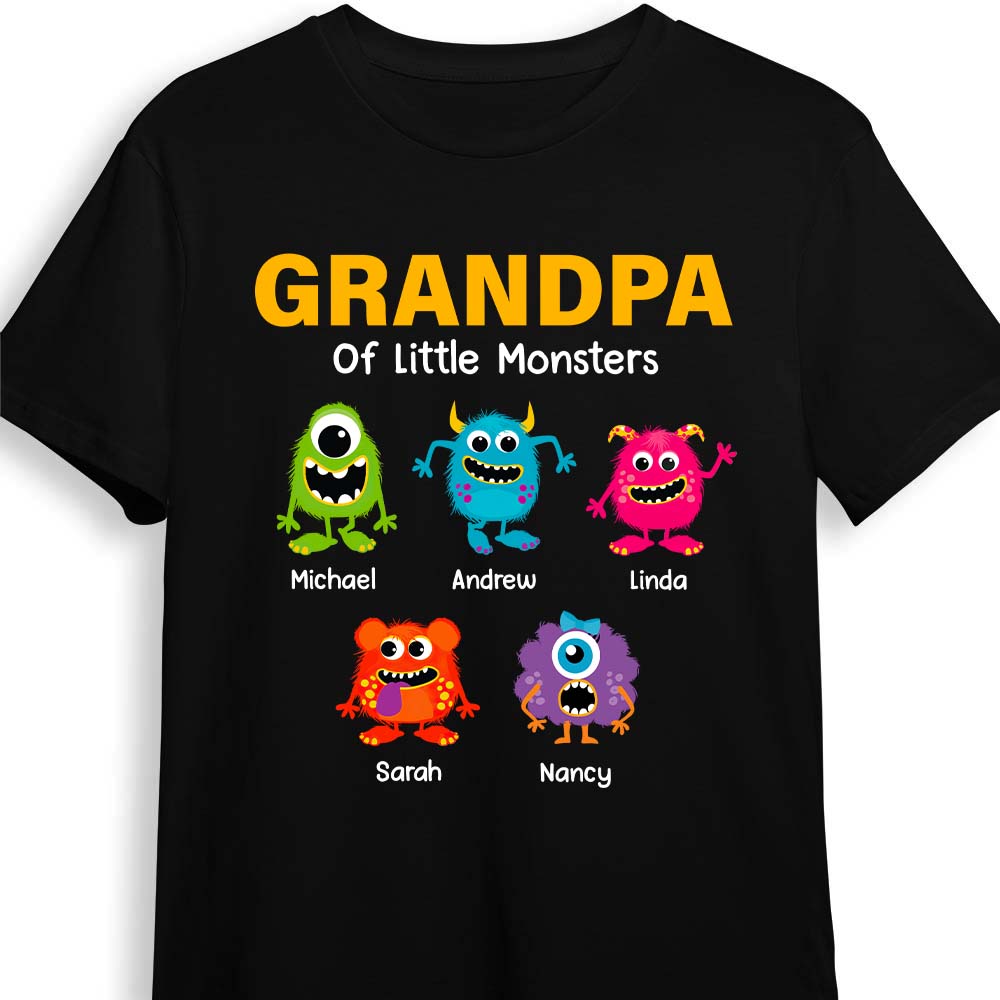 Personalized Grandpa Of Monster Shirt Hoodie Sweatshirt 24978 Primary Mockup