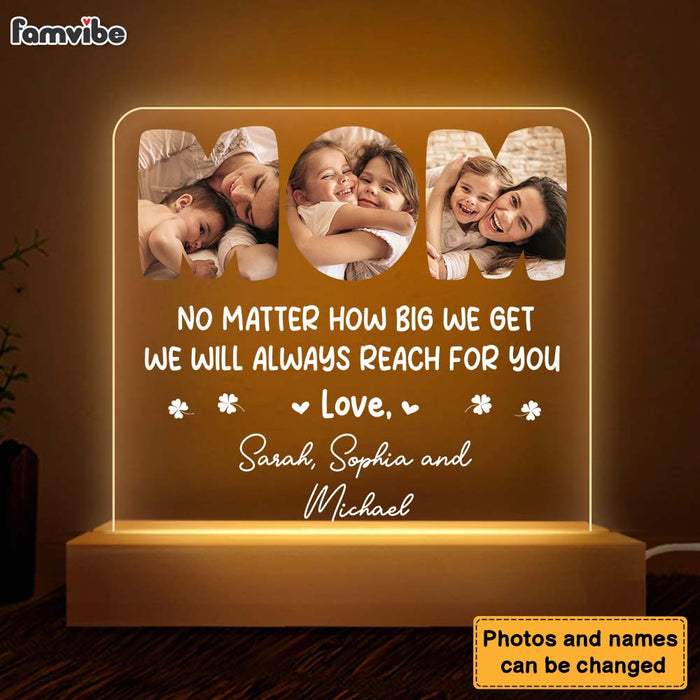Personalized Gift For Mom No Matter How Plaque LED Lamp Night Light 24980 1