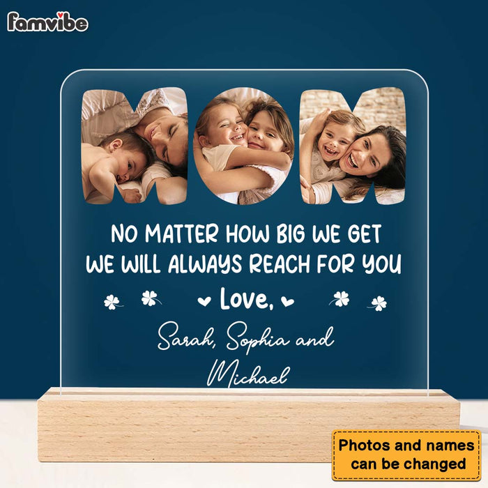 Personalized Gift For Mom No Matter How Plaque LED Lamp Night Light 24980 1