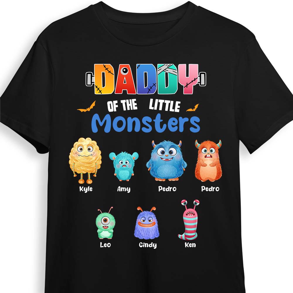 Personalized Daddy Of The Little Monsters Shirt Hoodie Sweatshirt 24987 Primary Mockup