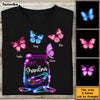 Personalized Gift for Grandma Neon Butterfly Shirt - Hoodie - Sweatshirt 24988 1