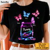 Personalized Gift for Grandma Neon Butterfly Shirt - Hoodie - Sweatshirt 24988 1