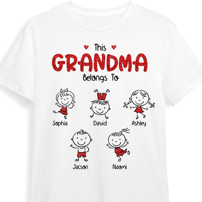 Personalized This Grandma Belongs To Shirt - Hoodie - Sweatshirt 30553 1