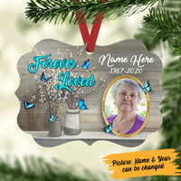 Personalized Forever Loved Memorial Benelux Ornament NB171 73O60 thumb 1