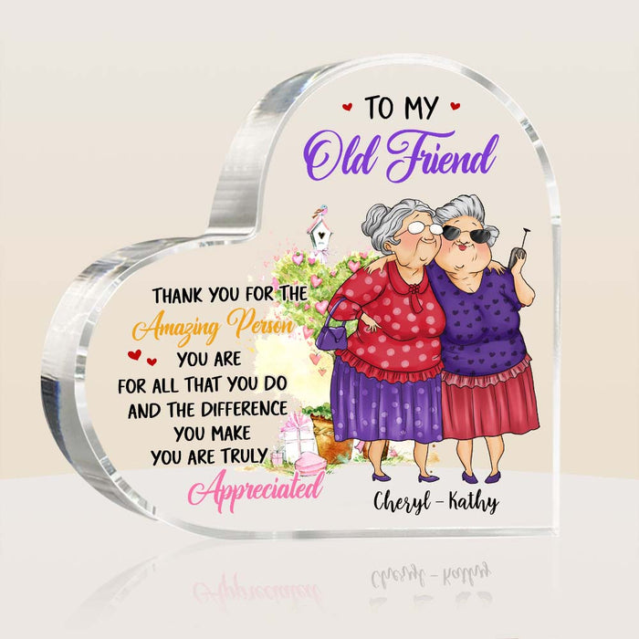 Personalized Gift For Friends The Amazing Person You Are Acrylic Plaque 31278 1