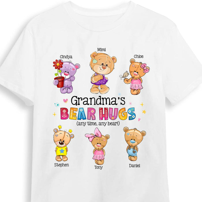 Personalized Grandma's Bear Hugs Shirt - Hoodie - Sweatshirt 25005 1