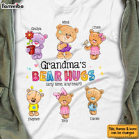 Personalized Grandma's Bear Hugs Shirt - Hoodie - Sweatshirt 25005 thumb 1