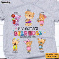 Personalized Grandma's Bear Hugs Shirt - Hoodie - Sweatshirt 25005 thumb 1