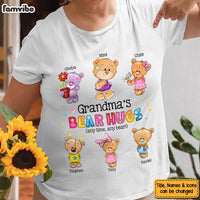 Personalized Grandma's Bear Hugs Shirt - Hoodie - Sweatshirt 25005 thumb 1