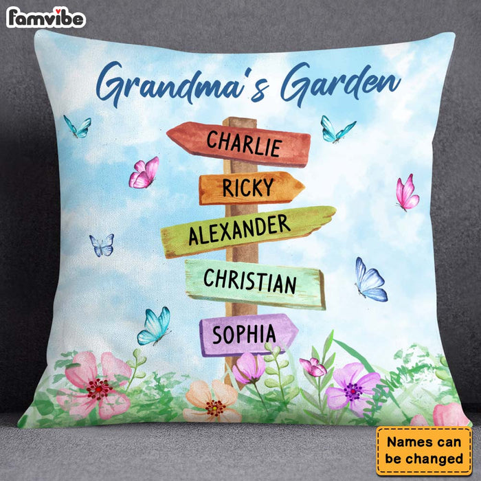 Personalized Gift Grandma's Garden Pillow 25008 1
