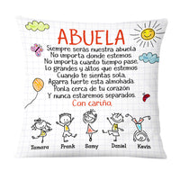 Personalized Grandma Abuela Spanish Doodle Pillow 25011 thumb 1