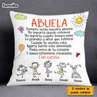 Personalized Grandma Abuela Spanish Doodle Pillow 25011 thumb 1