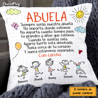 Personalized Grandma Abuela Spanish Doodle Pillow 25011 thumb 1