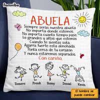 Personalized Grandma Abuela Spanish Doodle Pillow 25011 thumb 1