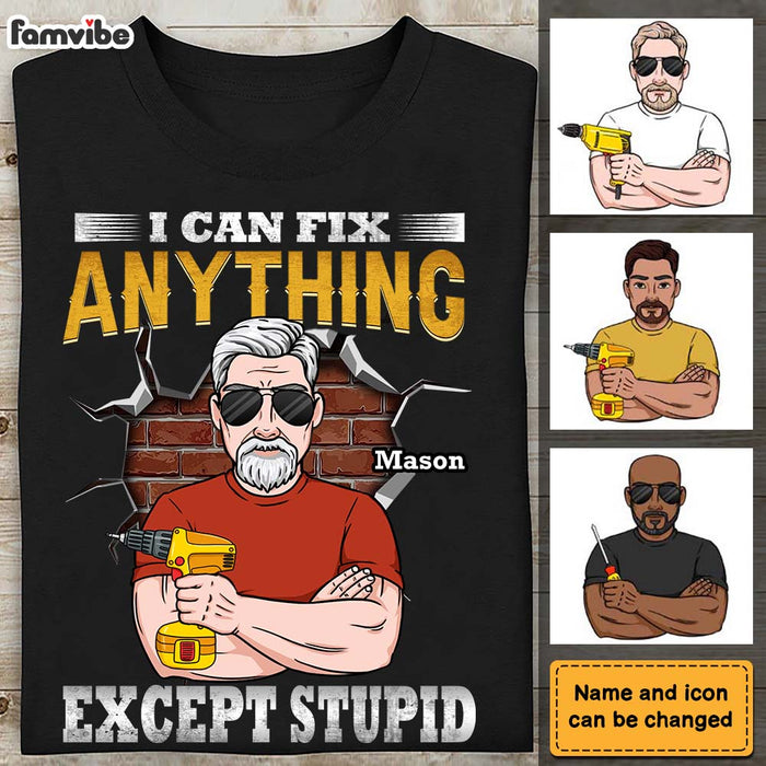 Personalized Gift For Dad Grandpa Shirt - Hoodie - Sweatshirt 25016 1