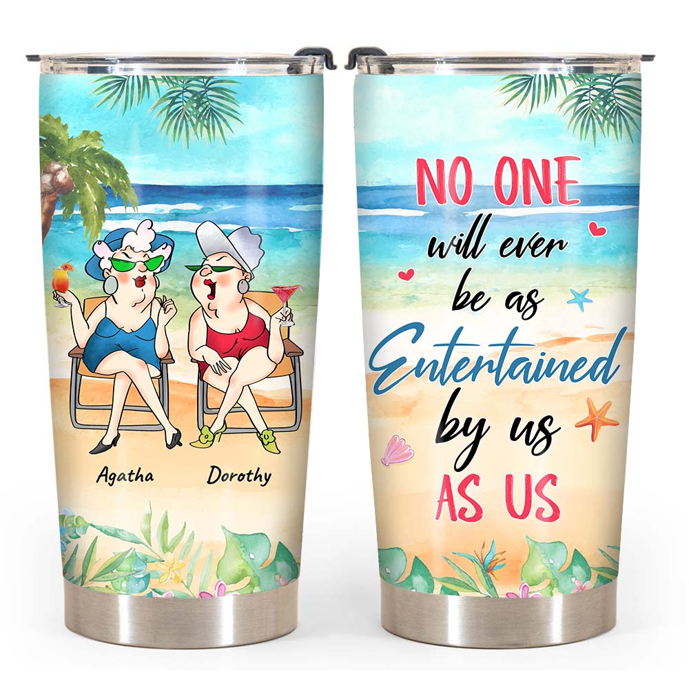 Personalized Entertaining Friends Steel Tumbler 25019 Primary Mockup
