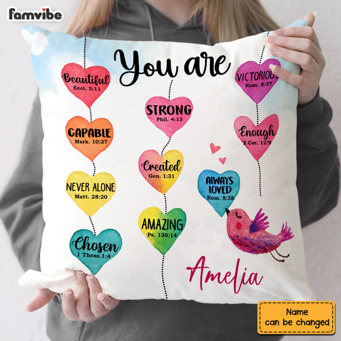 Personalized Gift for Daughter You Are Heart Pillow 25020 1