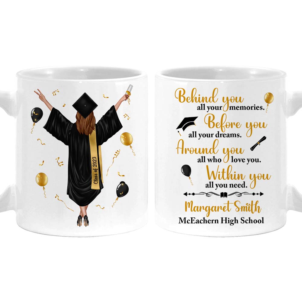 Personalized Graduation Gift For Daughter And Granddaughter Mug 24641 Primary Mockup