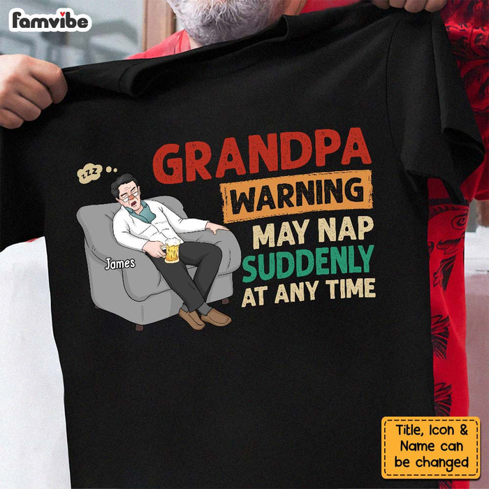 Personalized Nap Grandpa Funny Shirt - Hoodie - Sweatshirt 25023 1