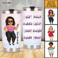 Personalized I Am Kind I Am Smart Steel Tumbler 25033 thumb 1