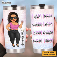 Personalized I Am Kind I Am Smart Steel Tumbler 25033 thumb 1