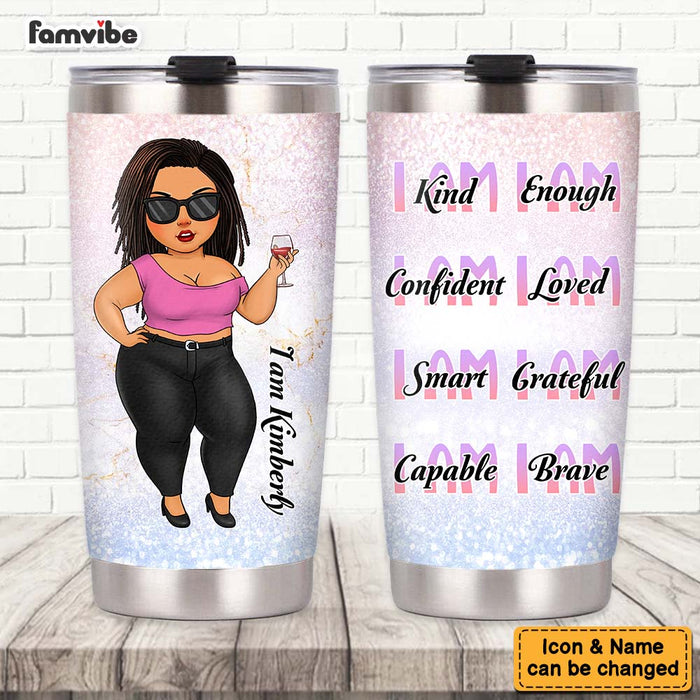 Personalized I Am Kind I Am Smart Steel Tumbler 25033 1