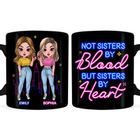 Personalized Gift For Friends Not Sisters By Blood But Sisters By Heart Mug 25039 thumb 1