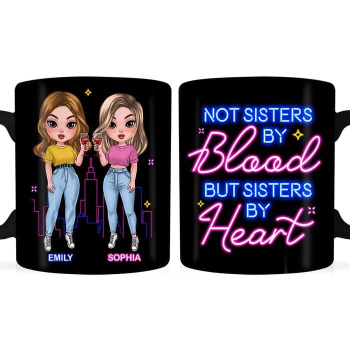 Personalized Gift For Friends Not Sisters By Blood But Sisters By Heart Mug 25039 1