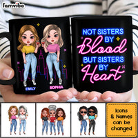 Personalized Gift For Friends Not Sisters By Blood But Sisters By Heart Mug 25039 thumb 1
