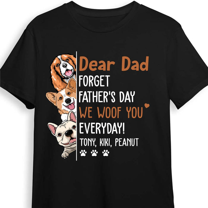 Personalized Gift We Woof You Every Day Shirt - Hoodie - Sweatshirt 25050 1