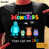 Personalized Dad I Created Monsters Shirt - Hoodie - Sweatshirt 25054 thumb 1