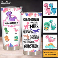 Personalized Gift For Nanasaurus Steel Tumbler 25055 thumb 1