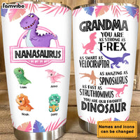 Personalized Gift For Nanasaurus Steel Tumbler 25055 thumb 1