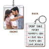 Personalized Gift for Dad Wood Keychain 25057 1