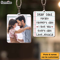 Personalized Gift for Dad Wood Keychain 25057 thumb 1