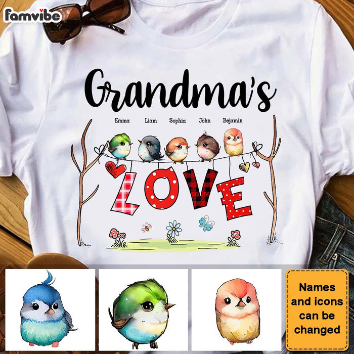 Personalized Gift Grandma's Love Shirt - Hoodie - Sweatshirt 25058 1