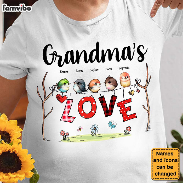 Personalized Gift Grandma's Love Shirt - Hoodie - Sweatshirt 25058 1