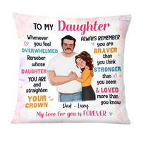 Personalized  Gift  For Daughter From Dad Pillow 25064 thumb 1