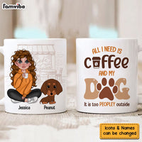 Personalized All I Need Is Coffee And My Dogs Mug 25065 thumb 1