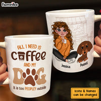 Personalized All I Need Is Coffee And My Dogs Mug 25065 thumb 1