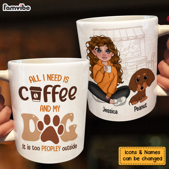 I Want All The Dogs: Personalised Dog Mug