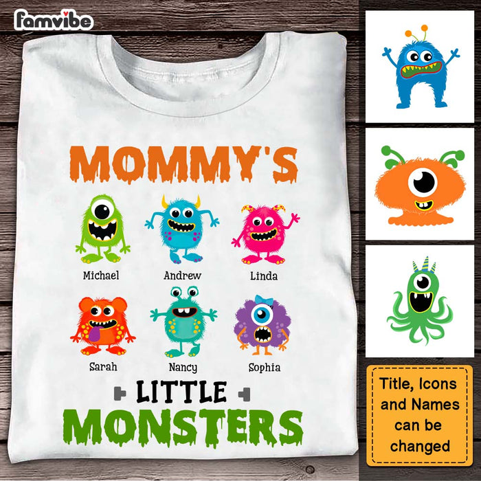 Personalized Mommy's Little Monsters Shirt - Hoodie - Sweatshirt 25076 1