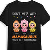 Personalized Gift For Mom Don't Mess With  Mamasaurus Shirt - Hoodie - Sweatshirt 25080 1