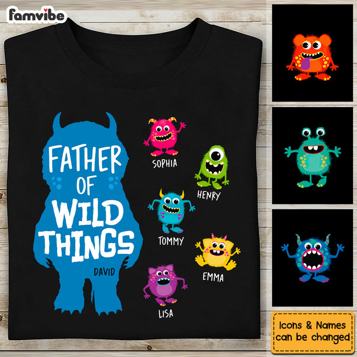 Personalized Gift Father Of Wild Things Shirt - Hoodie - Sweatshirt 25085 1